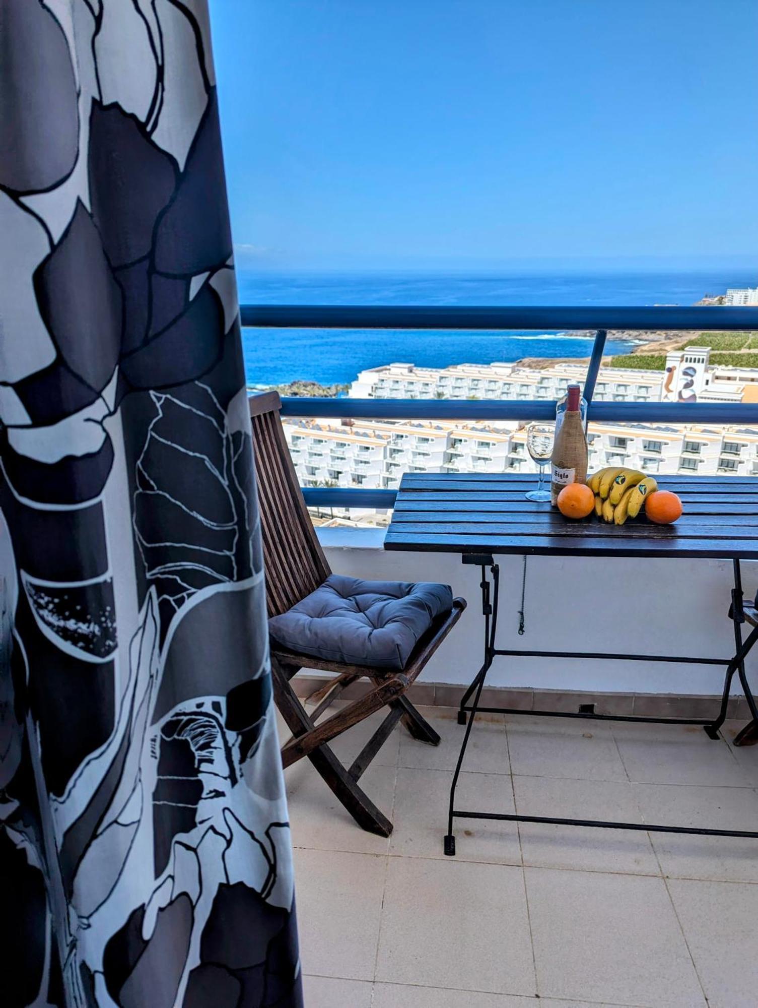 Studio Playa Paraiso Tenerife - Ocean View And Internet Wifi Optical Fiber - For Rent Экстерьер фото